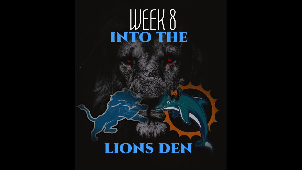 NFL Week 8: Into The Lions Den - 10-28-2022