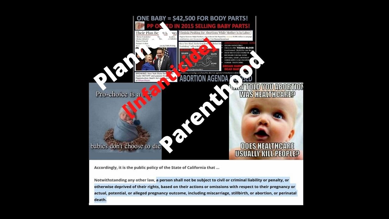 Planned [INFANTICIDE] Parenthood