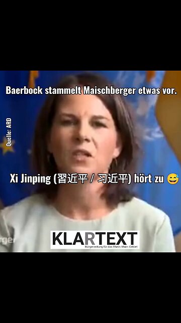 Maischberger vs. Baerbock vs. Xi Jinping vs. Lovepriest (KEINE SATIRE!)