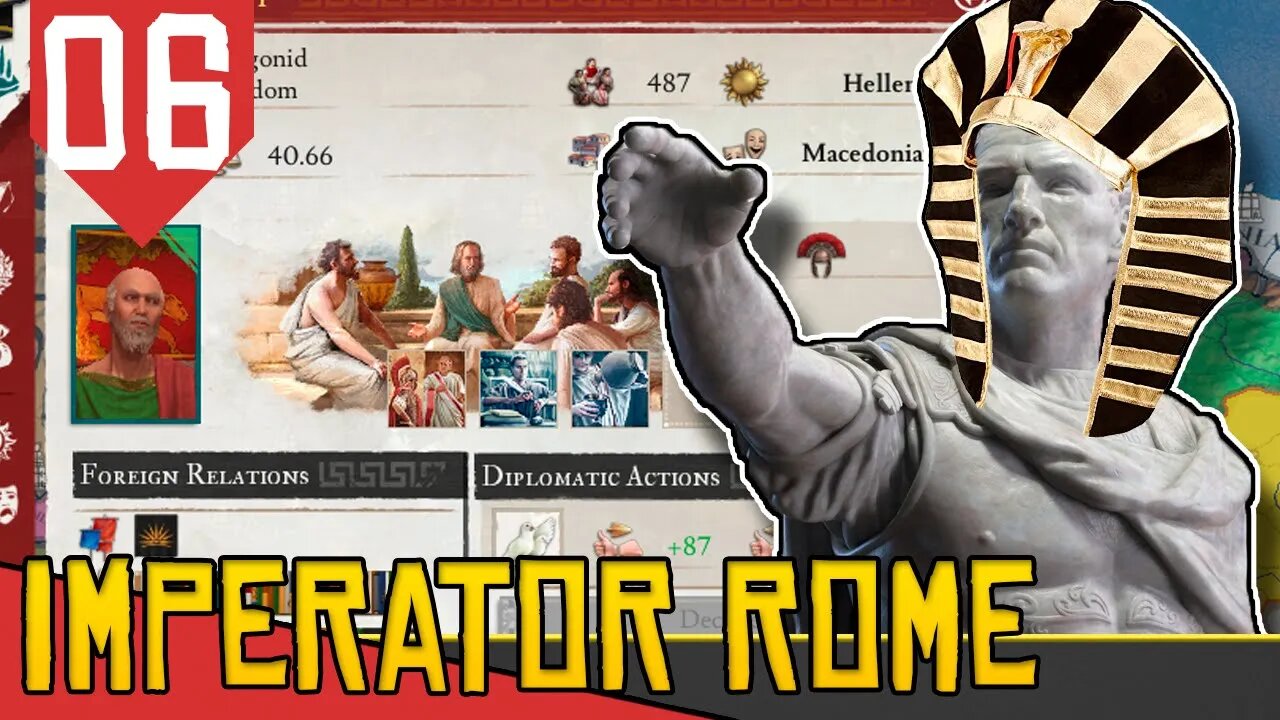 Um Súdito Inesperado Imperator Rome Egito #06 Gameplay PT BR