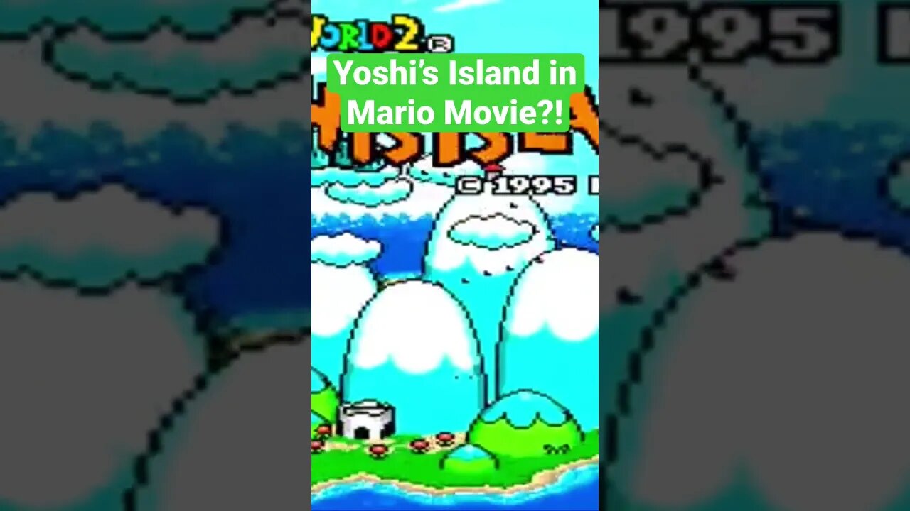 Yoshi’s Island Mario Movie Easter egg #shorts #mario #yoshi