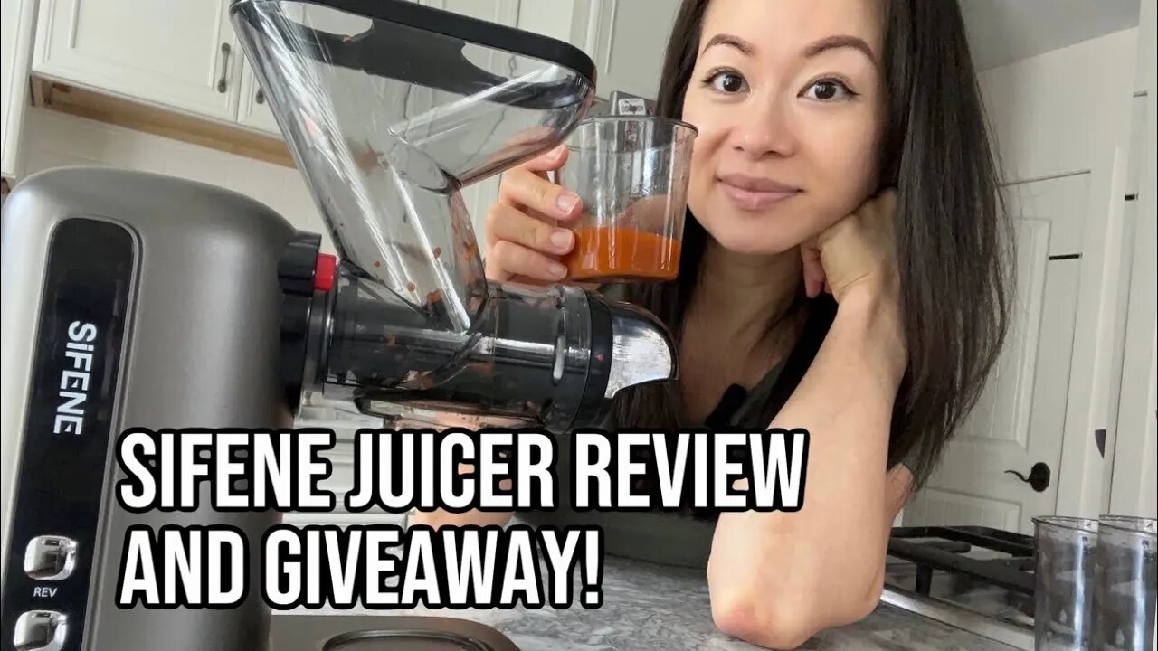 🎁 GIVEAWAY !! and Sifene Masticating Juicer Review | Rack of Lam