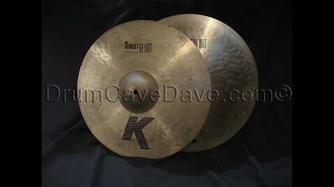 15” K Zildjian Sweet Hi Hat cymbals