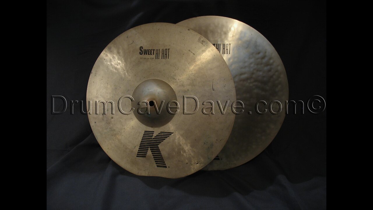 15” K Zildjian Sweet Hi Hat cymbals