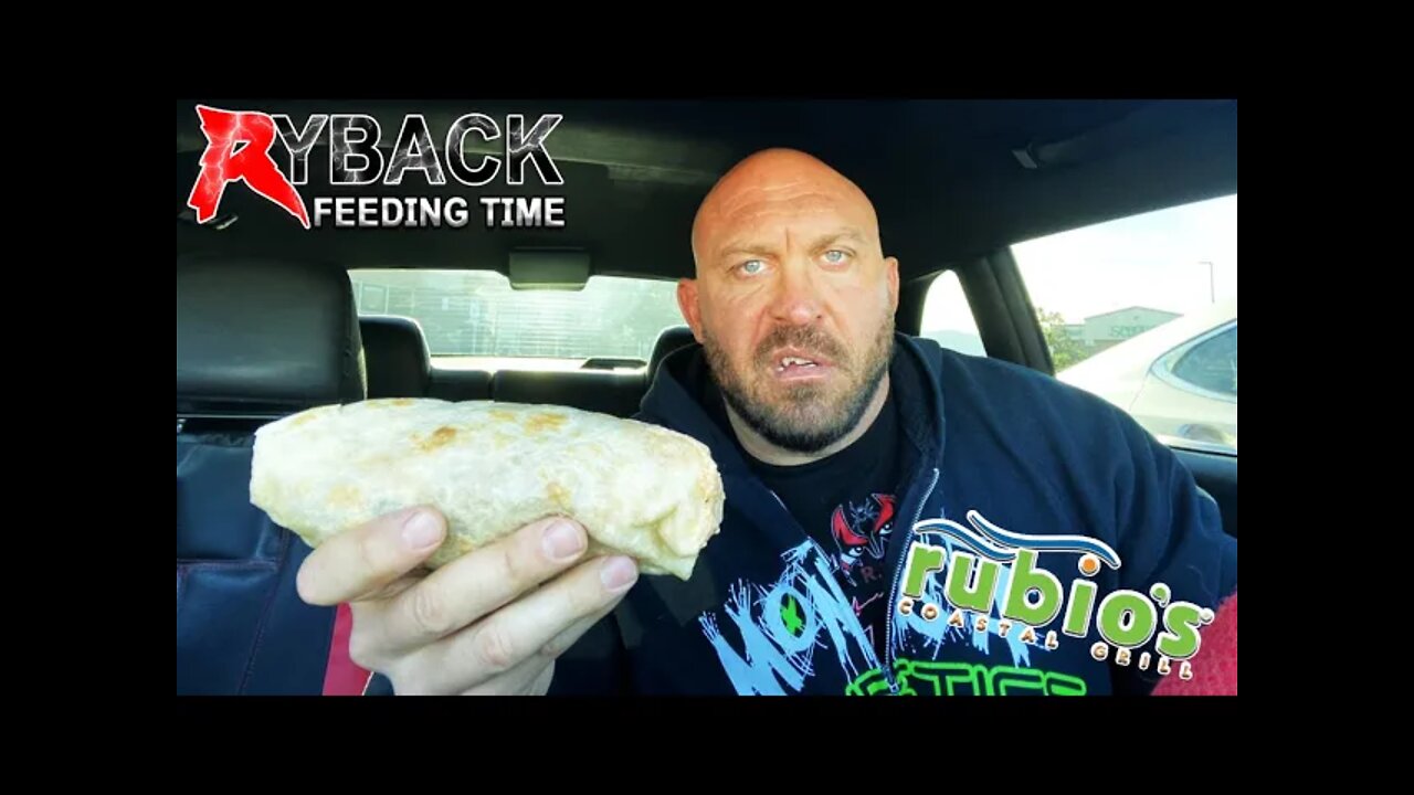 Rubios Coastal Grill NEW Impossible Burrito Ryback Feeding Time