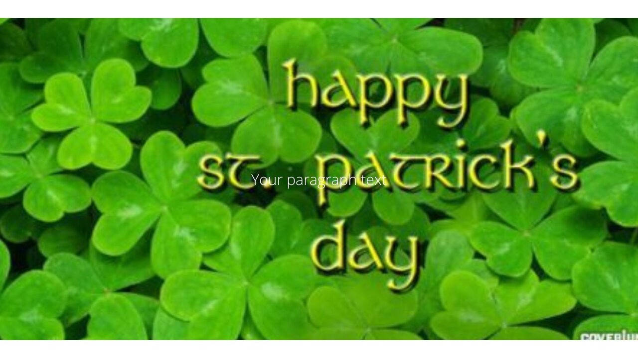 St. Patrick’s Day! 圣帕特里克节！