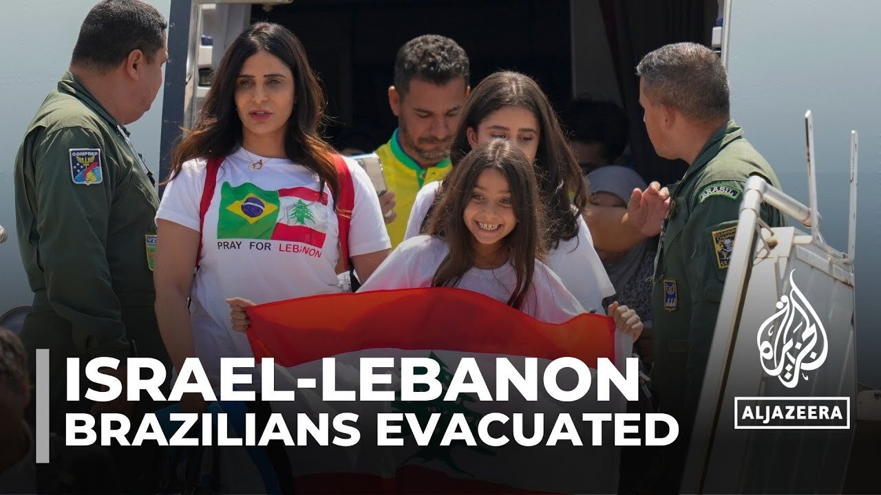 Evacuees fleeing Israeli attacks in Lebanon arrive in Brazil