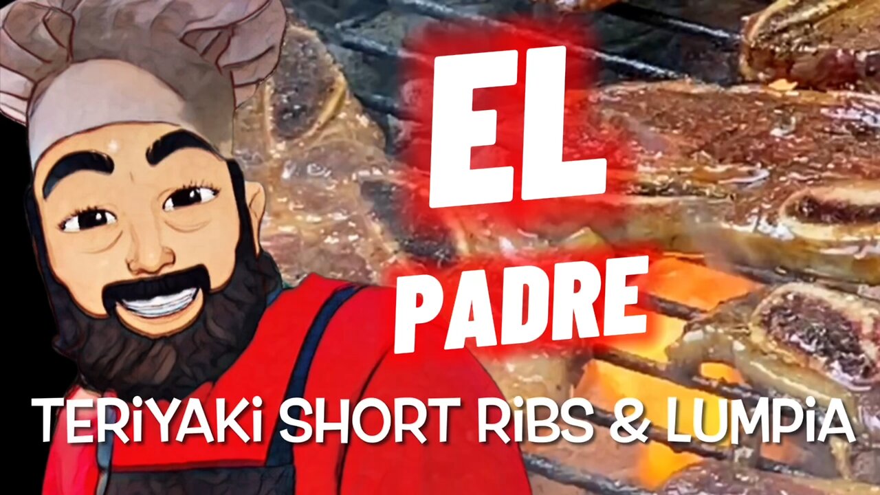 Teriyaki short ribs & lumpia