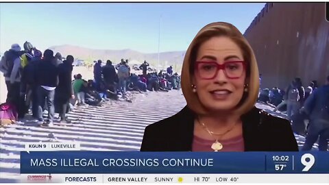 KYRSTEN SINEMA: (Lukeville, AZ) Illegals seeking asylum aren't actually facing asylum