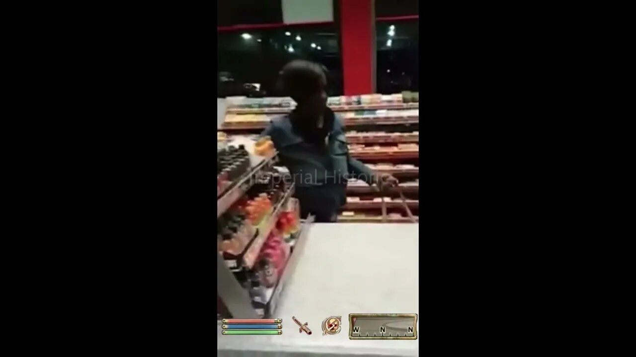 Redguard Karen TRASHES Shop - Oblivion NPC