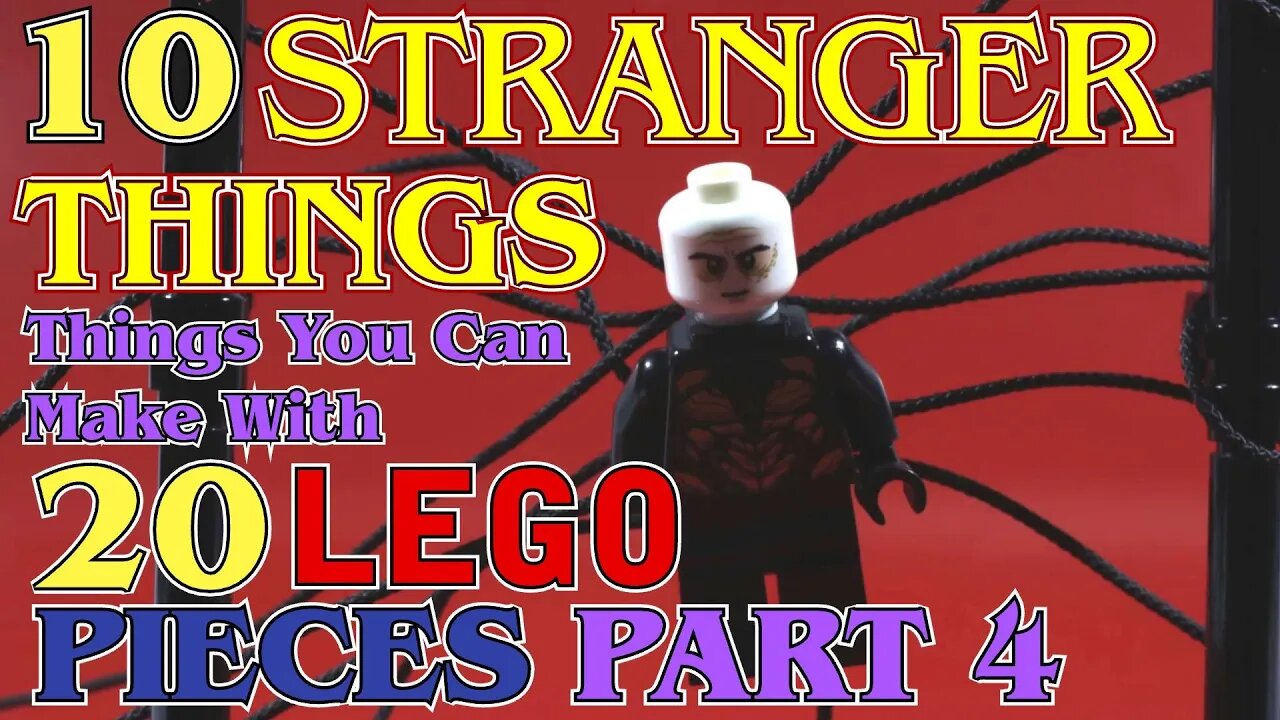 10 Stranger Things things you can make with 20 Lego pieces Part 4