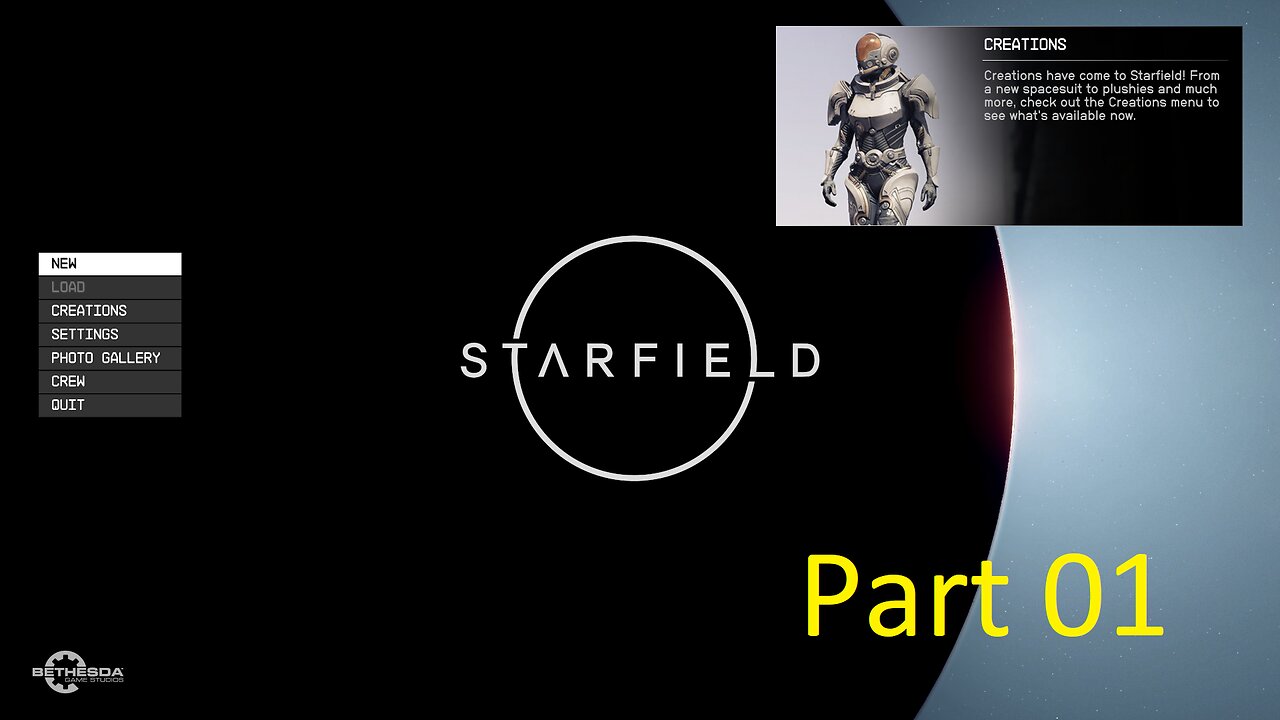 Star Field playthrough Part 01 PC Version (Retry)