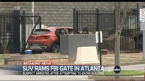 Drive rams front gate of Atlanta FBI office: Investigators.