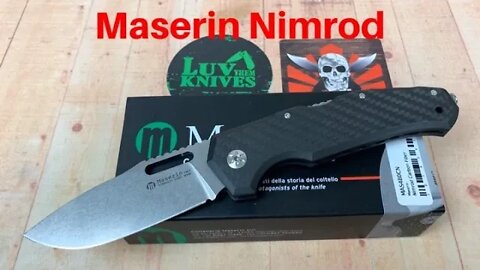 Maserin Nimrod lock back Knife from Lamnia full size/lightweight/great ergos