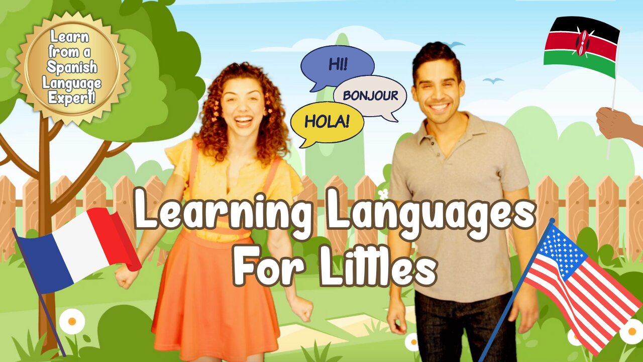 Learning Languages For Littles | Fun Language Song for Kids! 🌍🎵