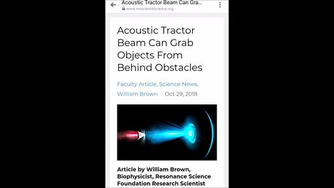 Acoustic Tractor Beam Can Grab Objects From Behind Obstacles Paranormal News