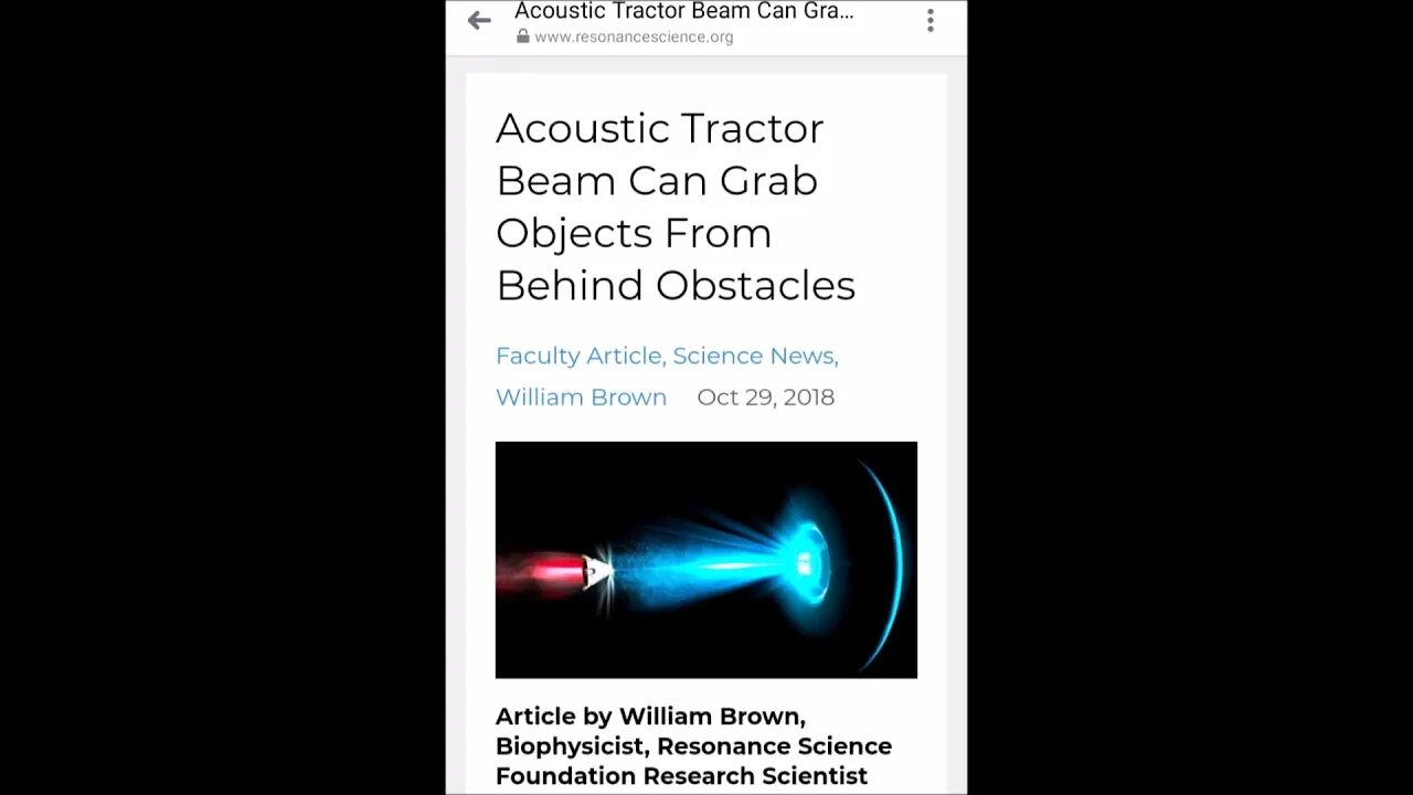 Acoustic Tractor Beam Can Grab Objects From Behind Obstacles Paranormal News