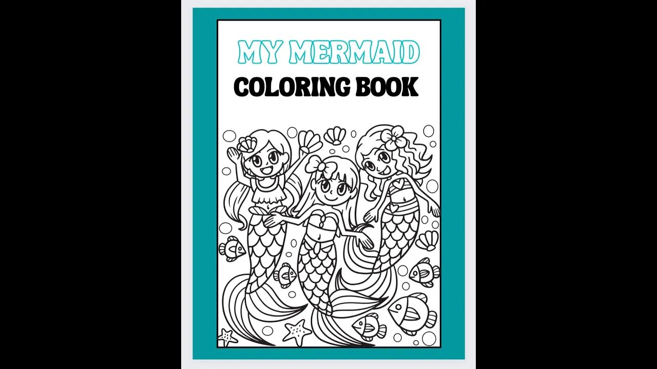 Mermaid Coloring Book #coloring #mermaid #affirmations