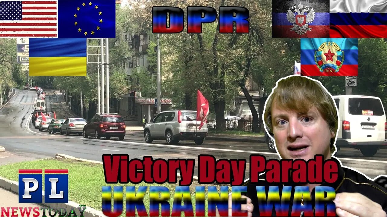 Victory Day Parade In Anti Ukraine Donetsk DPR