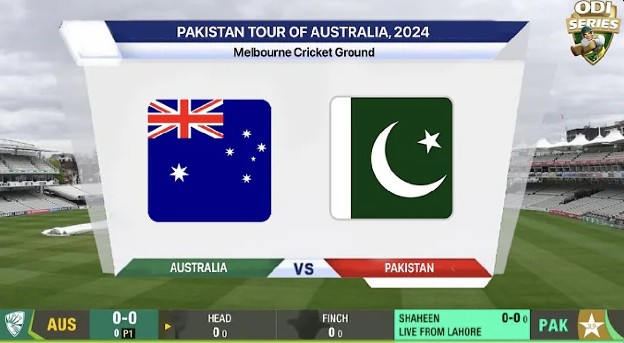 🔴 LIVE | Australia vs Pakistan | Cricket Pakistan in Australia, 3 ODI Series | Nov 8, 2024 live english commentary