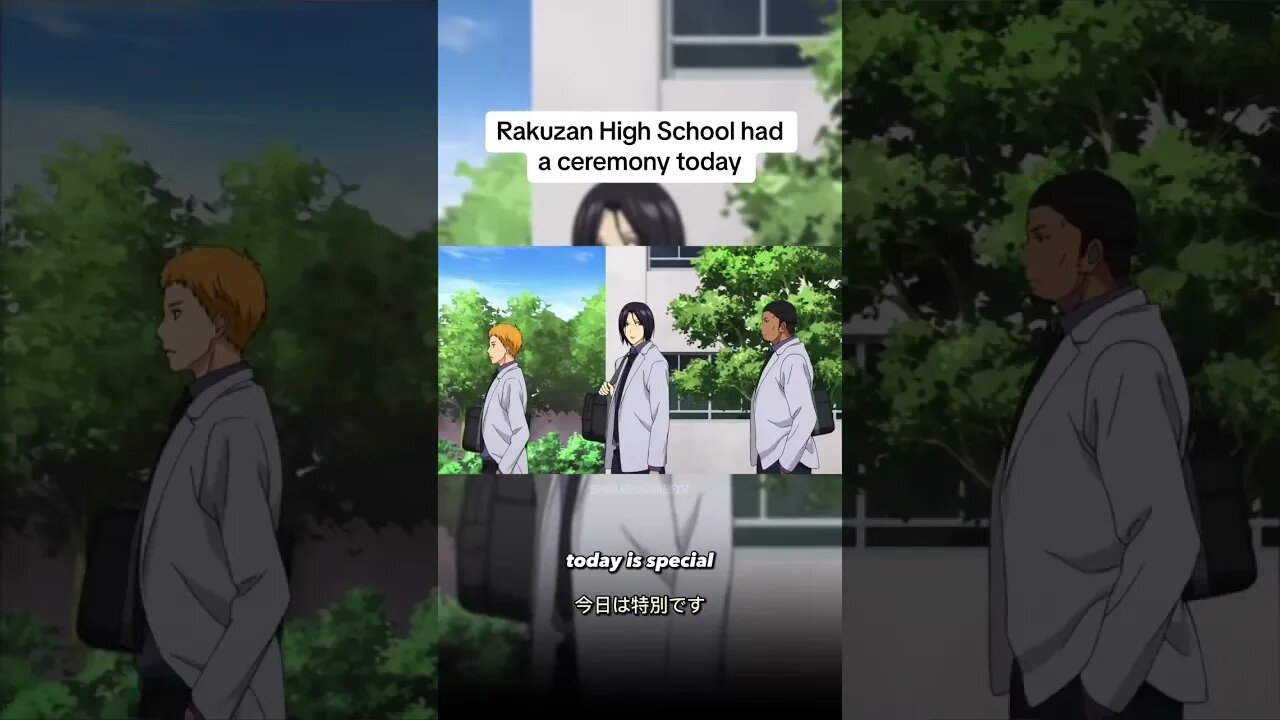 Rakuzan High School had a ceremony today 😁 #anime #kurokonobasket #fyp