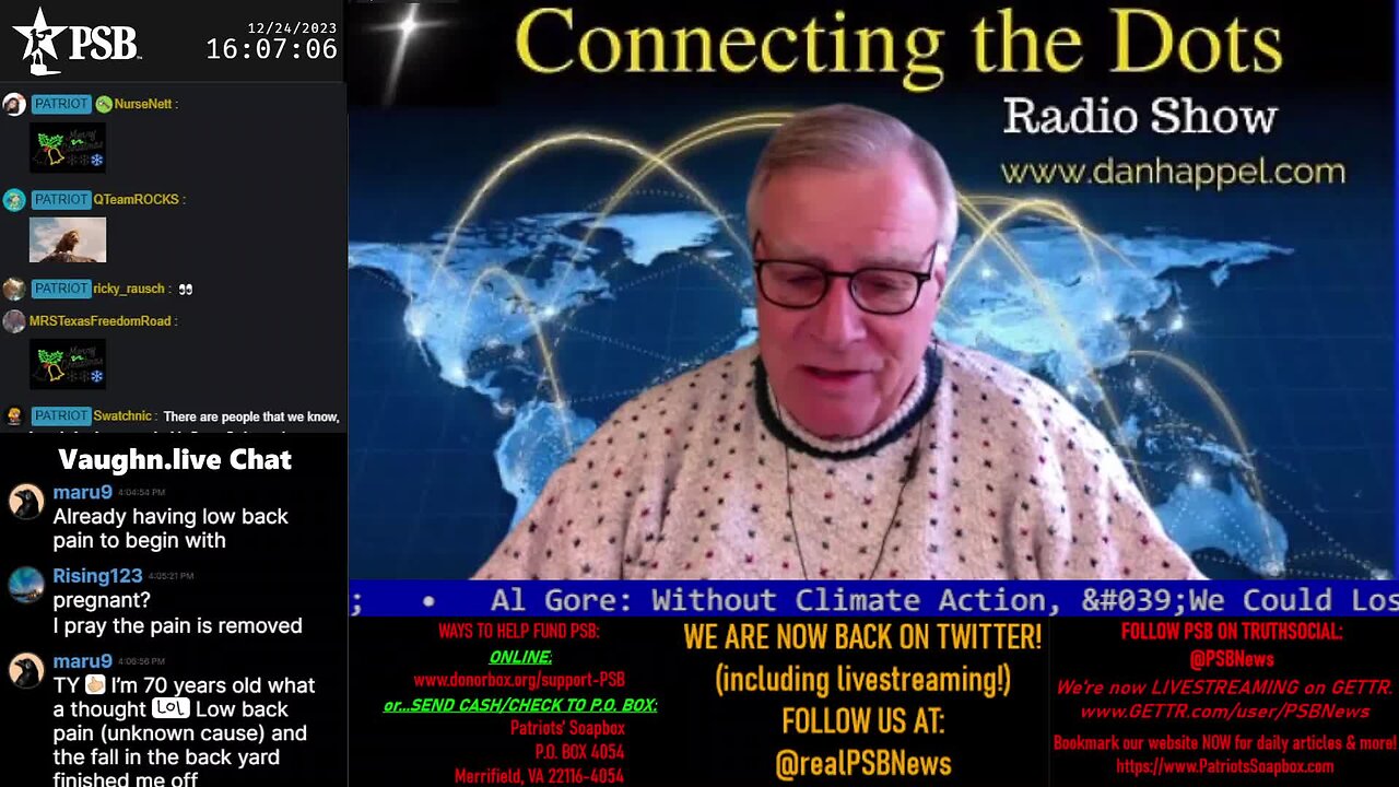 2023-12-24 16:00 EST - Connecting the Dots: with Dan Happel