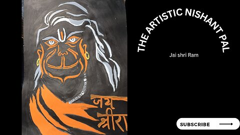 Painting of lord Hanuman