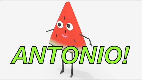 Happy Birthday ANTONIO! - WATERMELON Birthday Song