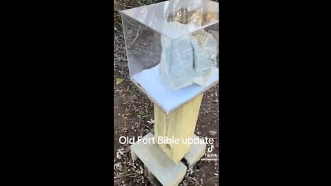 Bible Found in NC Wrapped around a pole by Hurricane Helene, Open to Rev 14 & 15