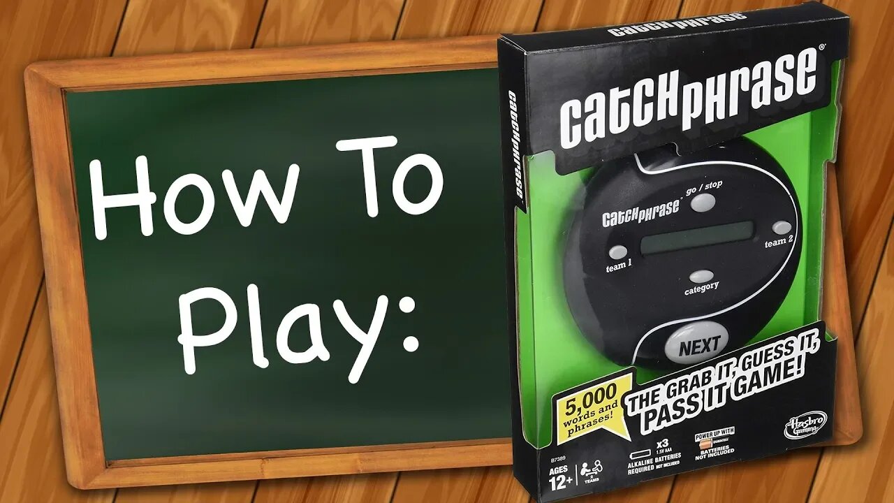 How to play Catch Phrase