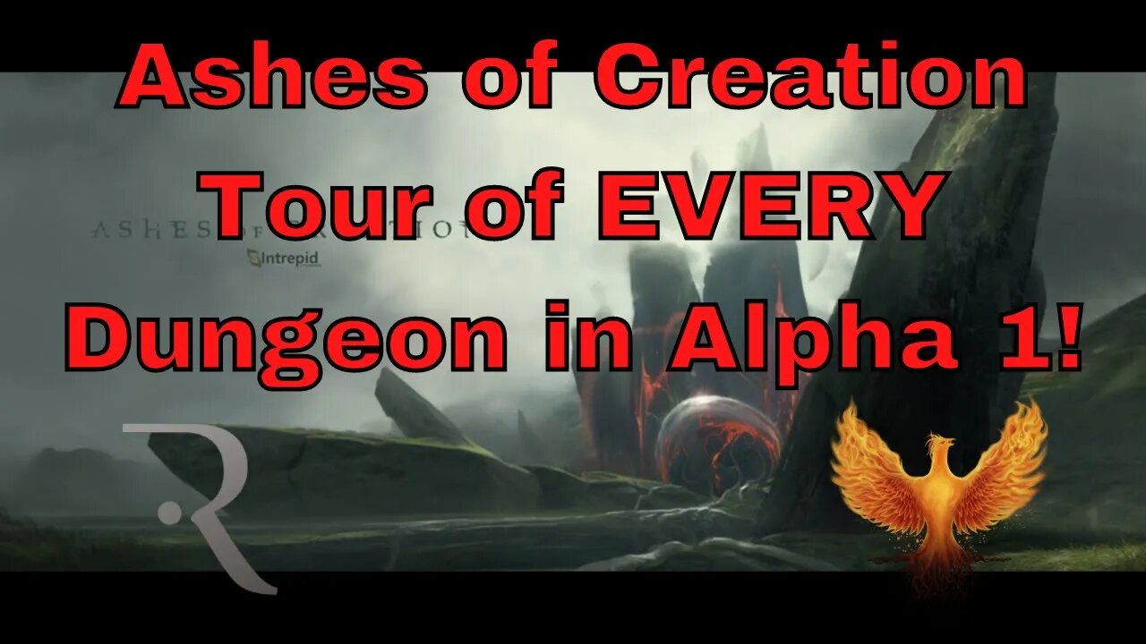 Ashes of Creation Gameplay Alpha 1 Dungeon tour!