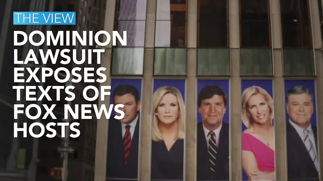 Dominion Lawsuit Exposes Texts Of Fox News Hosts