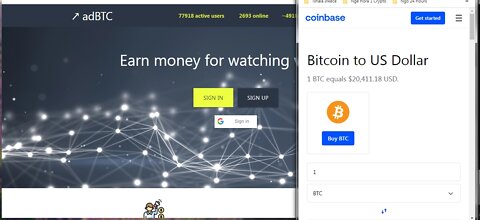 Watch Websites At adBTC And Earn Money Or Bitcoin Instantly Withdraw To Payeer Or FaucetPay