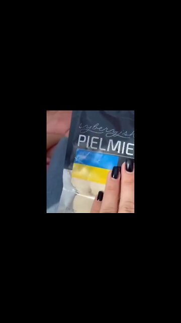 In Ukraine, they hide Russian-made goods with stickers of the Ukrainian flag