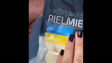 In Ukraine, they hide Russian-made goods with stickers of the Ukrainian flag