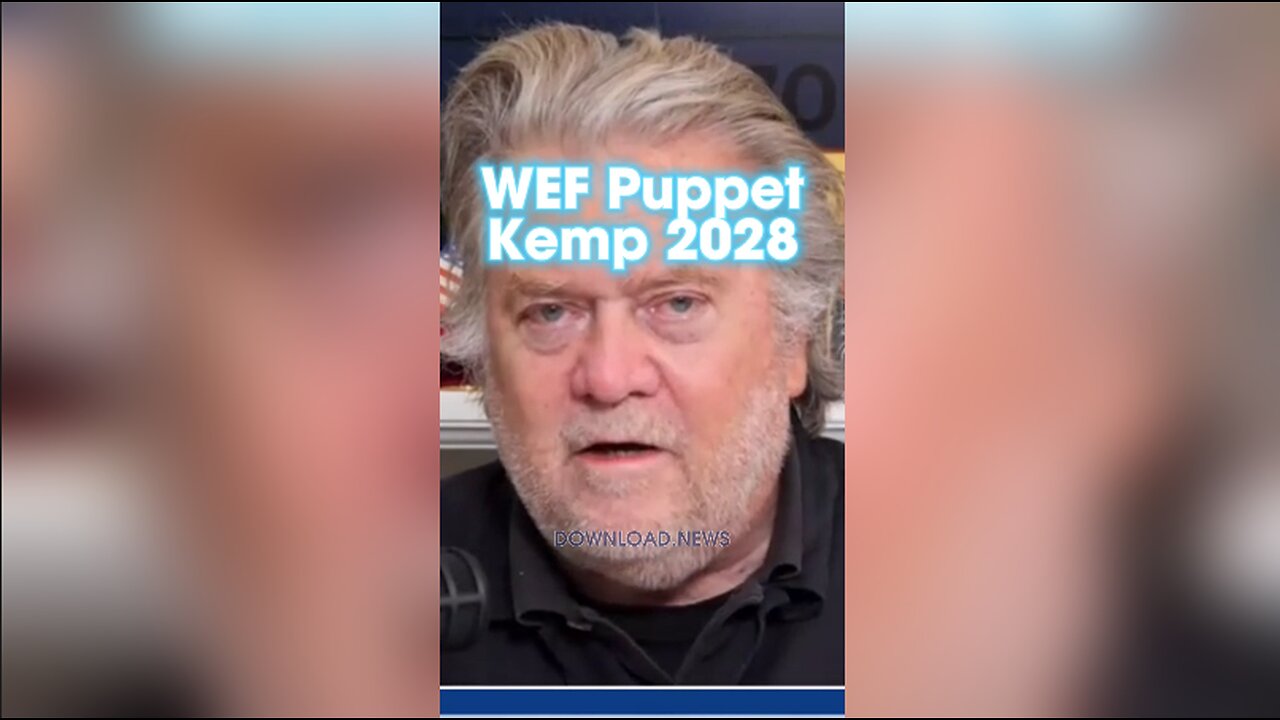 Steve Bannon: The Globalists Will Try Using Kemp As Their Next Puppet Against MAGA in 2028 - 1/17/24