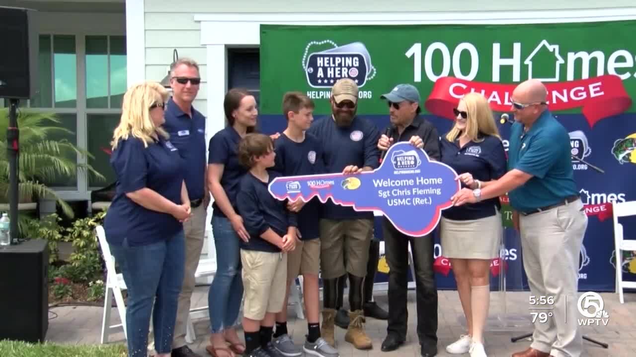 Veteran, family receive new home in Port St. Lucie