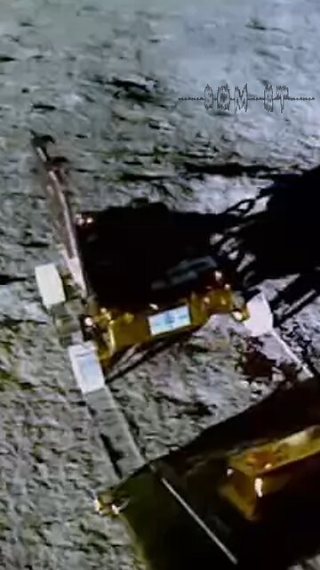 Som ET - 45 - Moon - Chandrayaan-3 - Rover rotation