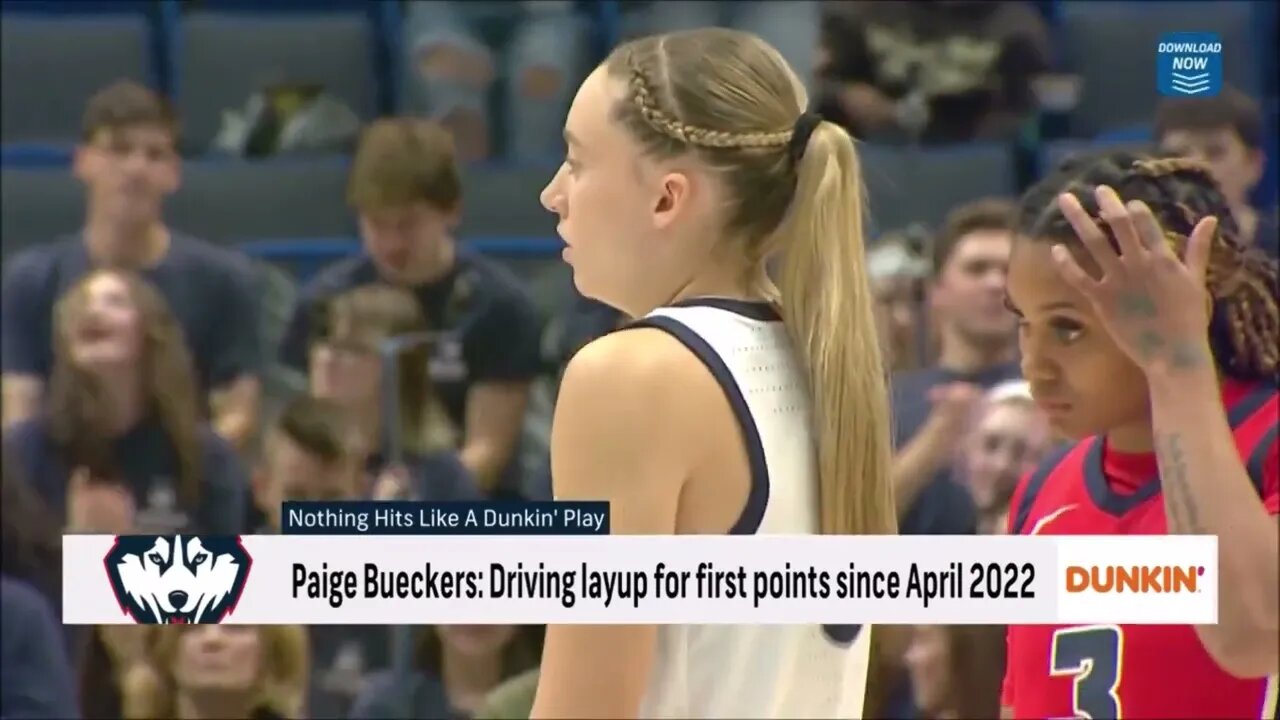 Paige Bueckers RETURN From Torn ACL Highlights | #2 UConn Huskies Women's Basketball 1st Win Of Year