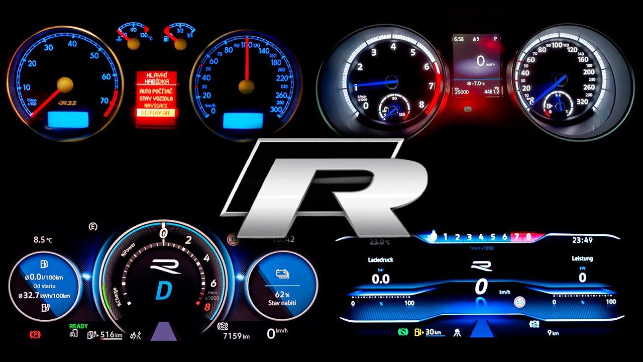 VW Golf R Acceleration Battle (2002-2023)