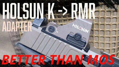 Mount a Holosun 407K to RMR Footprint with this EASY Hack
