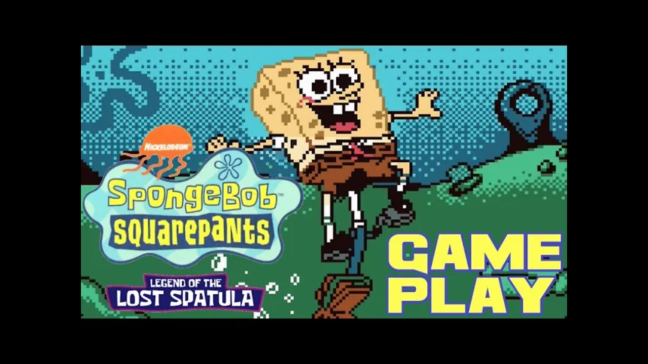 SpongeBob SquarePants: Legend of the Lost Spatula - Game Boy Color Gameplay 😎Benjamillion