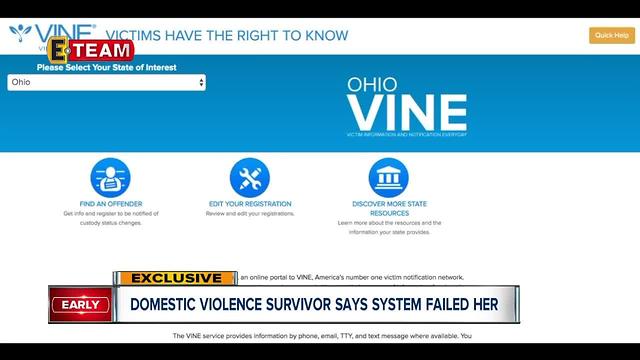 Lorain County domestic violence survivor says she didn't know abuser was released from jail