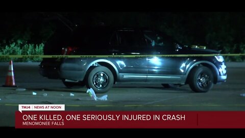 Man dies, sister in critical condition after crash following Menomonee Falls fireworks display