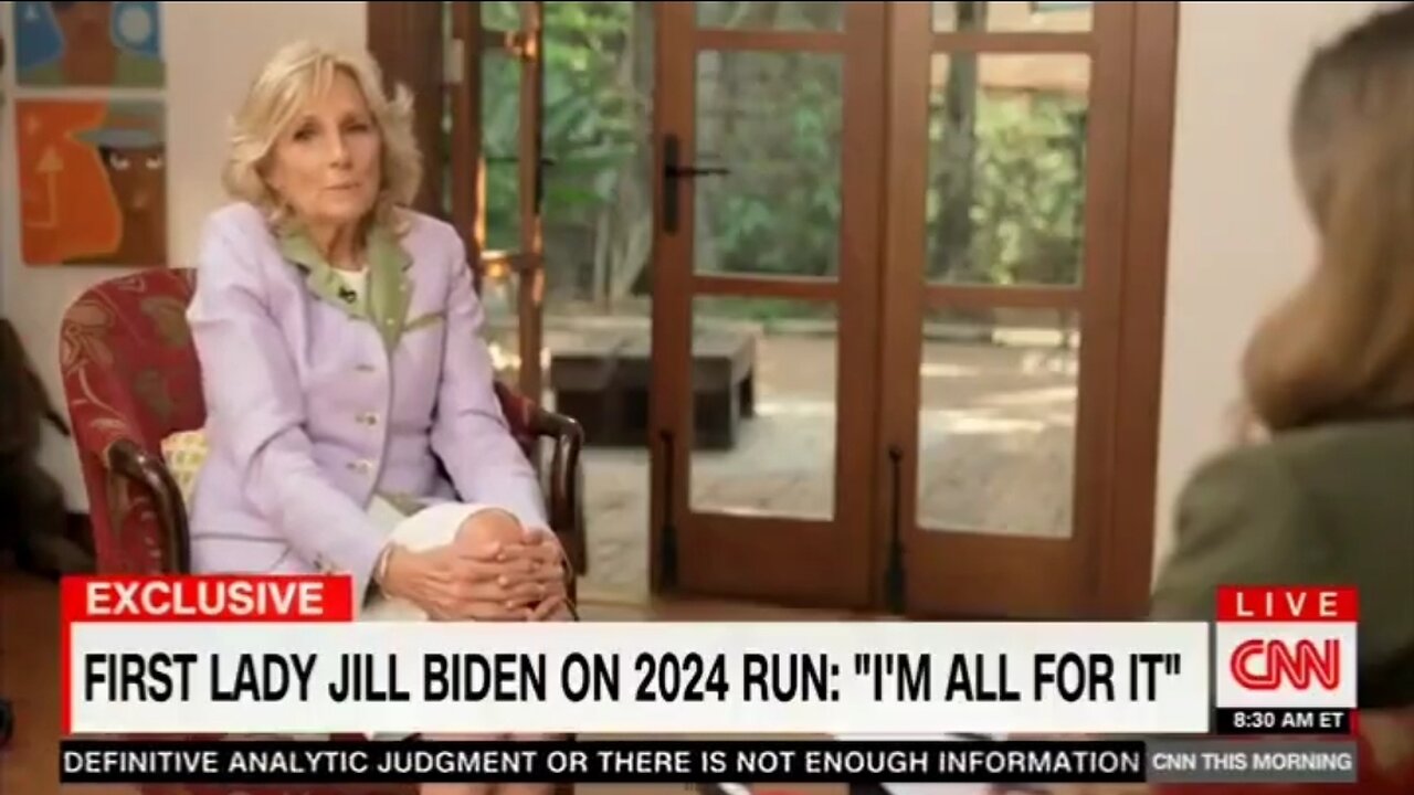 Jill Biden: It’s Joe’s Decision To Run Or Not In 2024