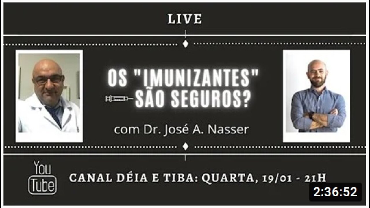 Dr. José A. Nasser e Tiba Camargos - Live 19/01/2022