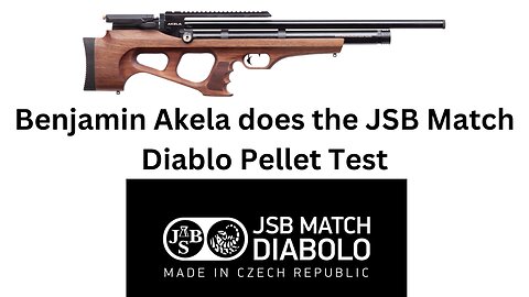 Benjamin Akela does the JSB Pellet test