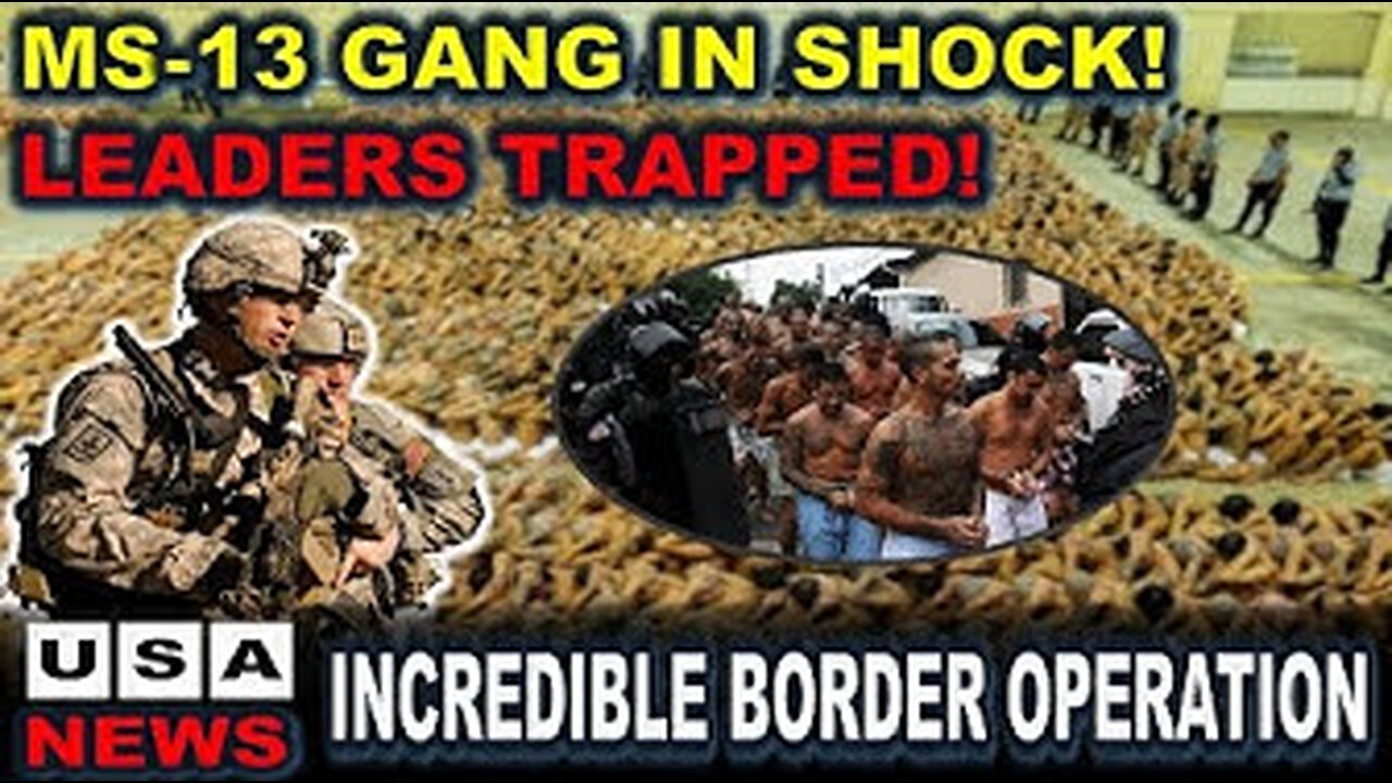 Finally! MS-13 Gang Leader on FBI’s Most Wanted List Trapped & Arrested Helplessly at Border!