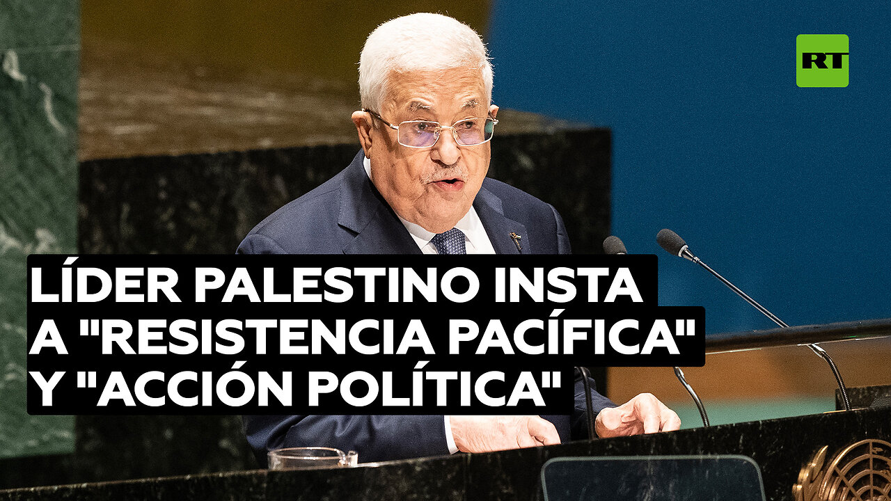 Presidente palestino insta a la "resistencia pacífica" y la "acción política"