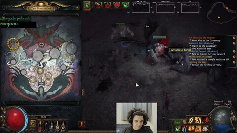 (POE)Quase que o Gruthkul se aproveitou do meu sono [New Player, HC] (Trecho da live)